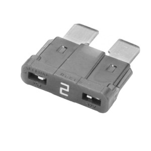 OMEGA AL32.02 - Car fuse 2A/32V Grey 5 pcs Cars Accessories Onetrade